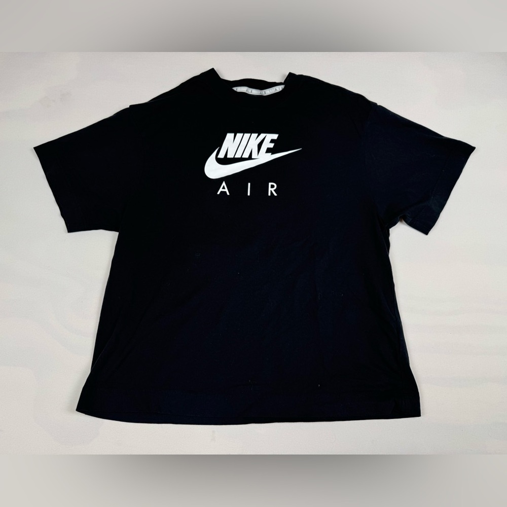 Nike Air Logo Crewneck Short Sleeve T-Shirt Men’s Small Black